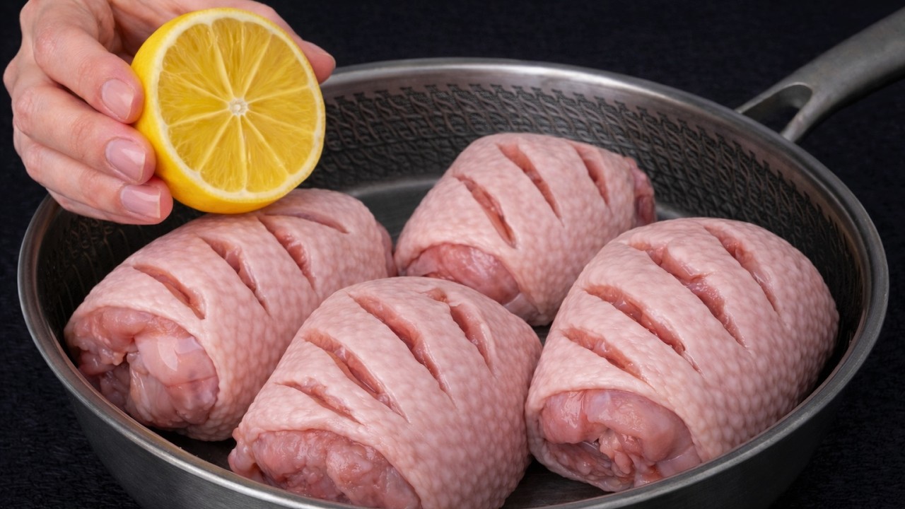 I learned this secret at a restaurant! Juicy chicken in just a few minutes !