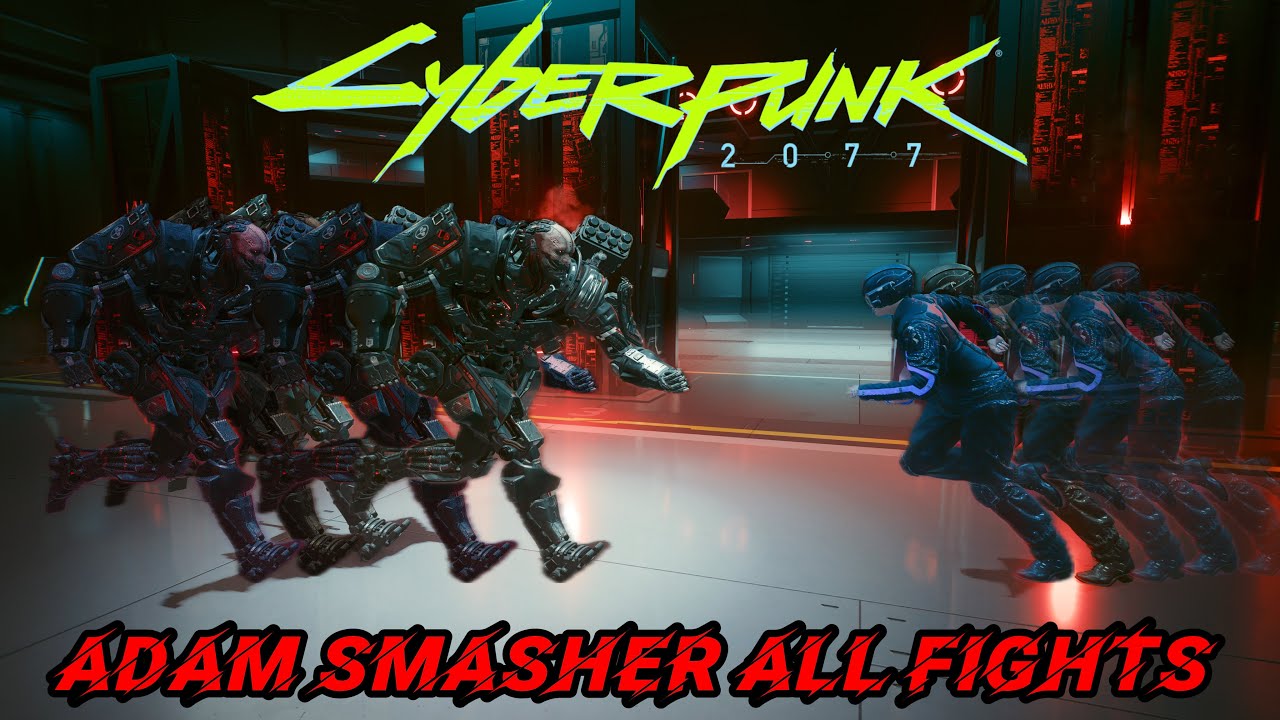 All ADAM SMASHER fight scenes | 2.21 | Very Hard | Cyberpunk2077