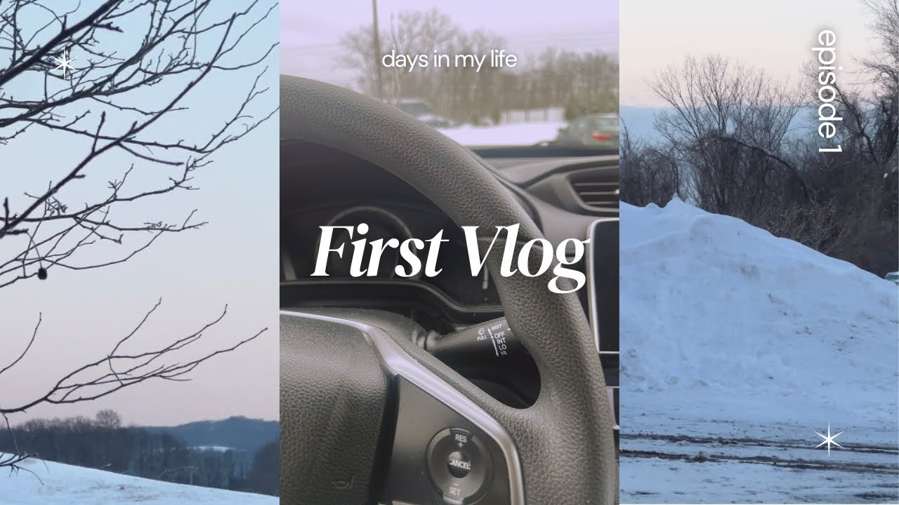 First Vlog| snow storm Walmart run and channel intro