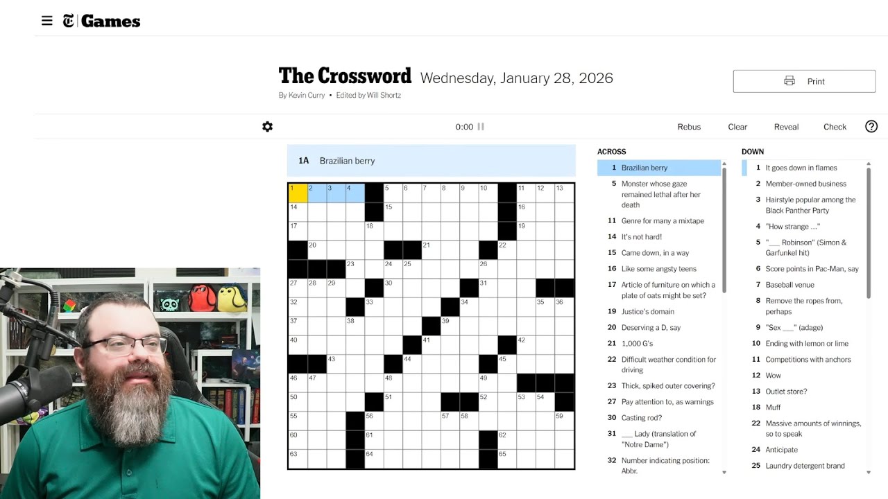 Learning Crossword Week 88 | NYT Crossword Tuesday Jan 28th, 2026