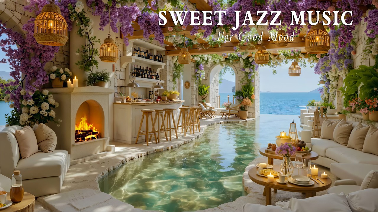 Sweet Jazz Music On Peaceful Morning - Coastal Cafe Ambience For Good Mood