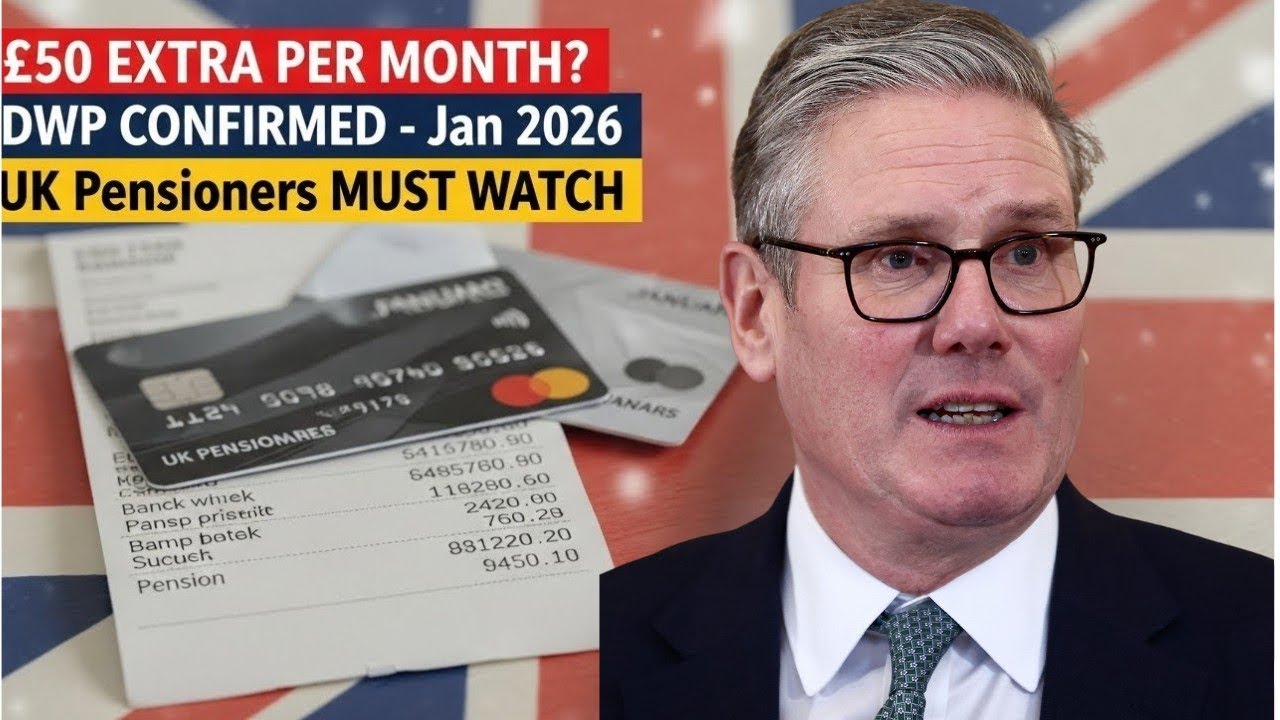 £50 Extra Per Month for UK Pensioners from January 2026 | DWP Payment Explained