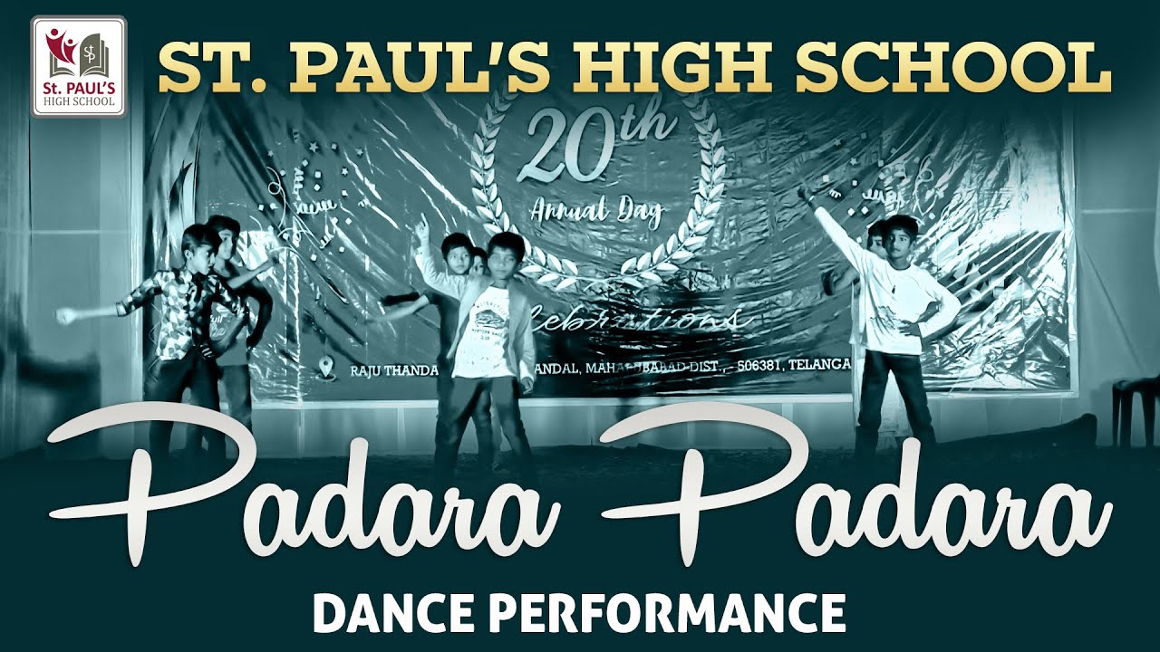 Padara Padara || Dance Perfomance by || ST. PAUL'S HIGH SCHOOL