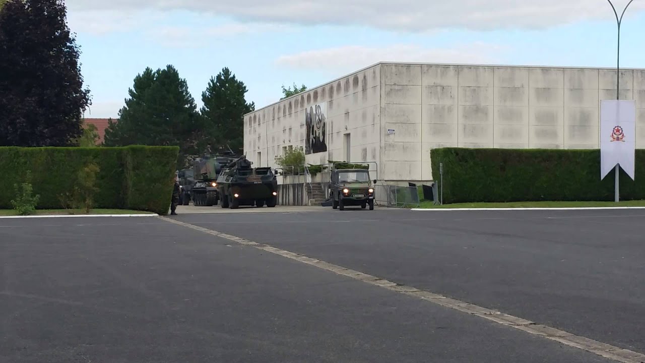 Démonstration Artillerie au 40ème RA Suippes