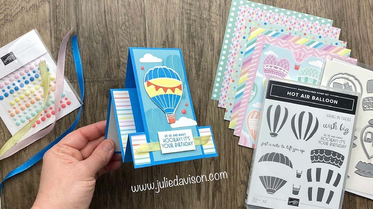 Stampin’ Up! Lighter Than Air | Hot Air Balloon Sneak Peek | 12 Days of Christmas: Day 5 Gift