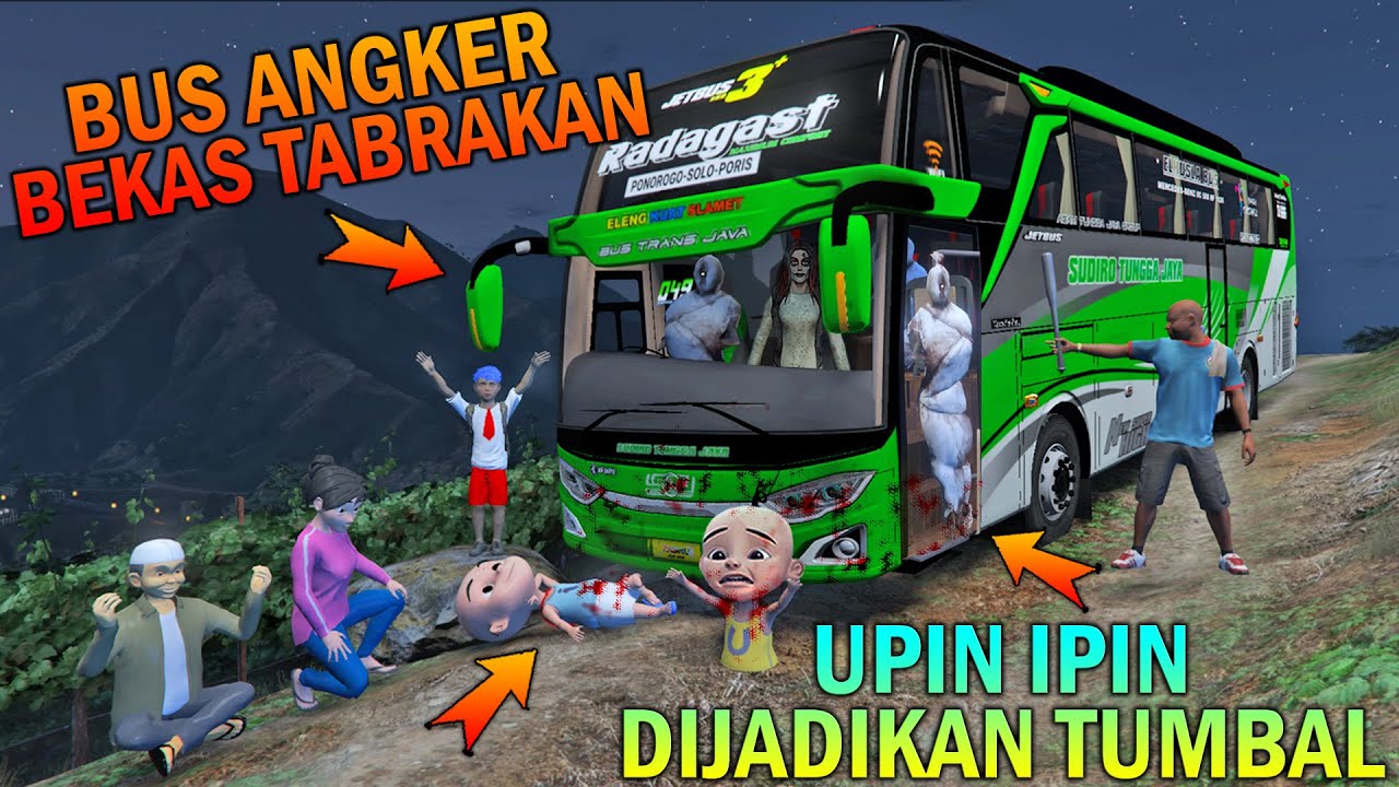 UPIN IPIN СТАНОВИТСЯ АВТОБУСОМ С ПРИВИДЕНИЯМИ ОТ TABRAK4N, КАК РОС ГРУСТНА - GTA 5 BOCIL SULTAN