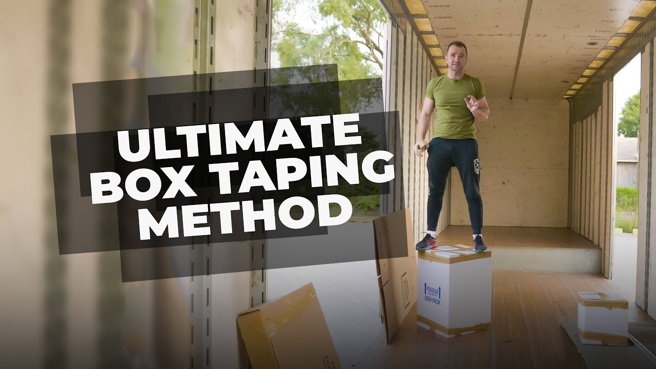 The Ultimate Box Taping Method - Tips From A Moving Pro!