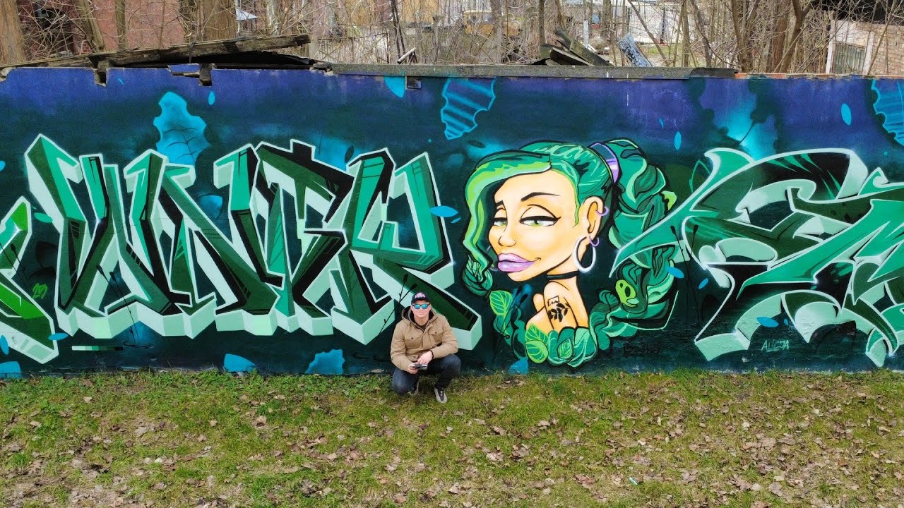 Galeria na betonie vol.8 | WROCŁAW | Graffiti Drone Flight 4K