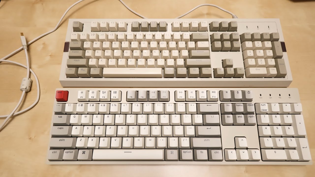Keychron C2 против Ajazz AK510: ретро-механическая клавиатура | Для писателей и видеоредакторов
