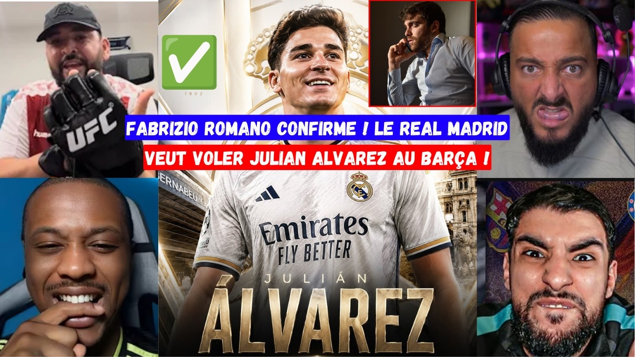 🚨 FABRIZIO ROMANO CONFIRME ✅ LE REAL MADRID VEUT VOLER JULIAN ALVAREZ AU BAR&Ccedil;A 😱😡🔥