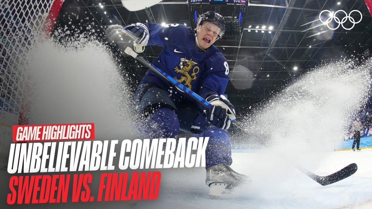 Finland Complete the Comeback at Beijing 2022! | Game Highlights 🇸🇪🇫🇮