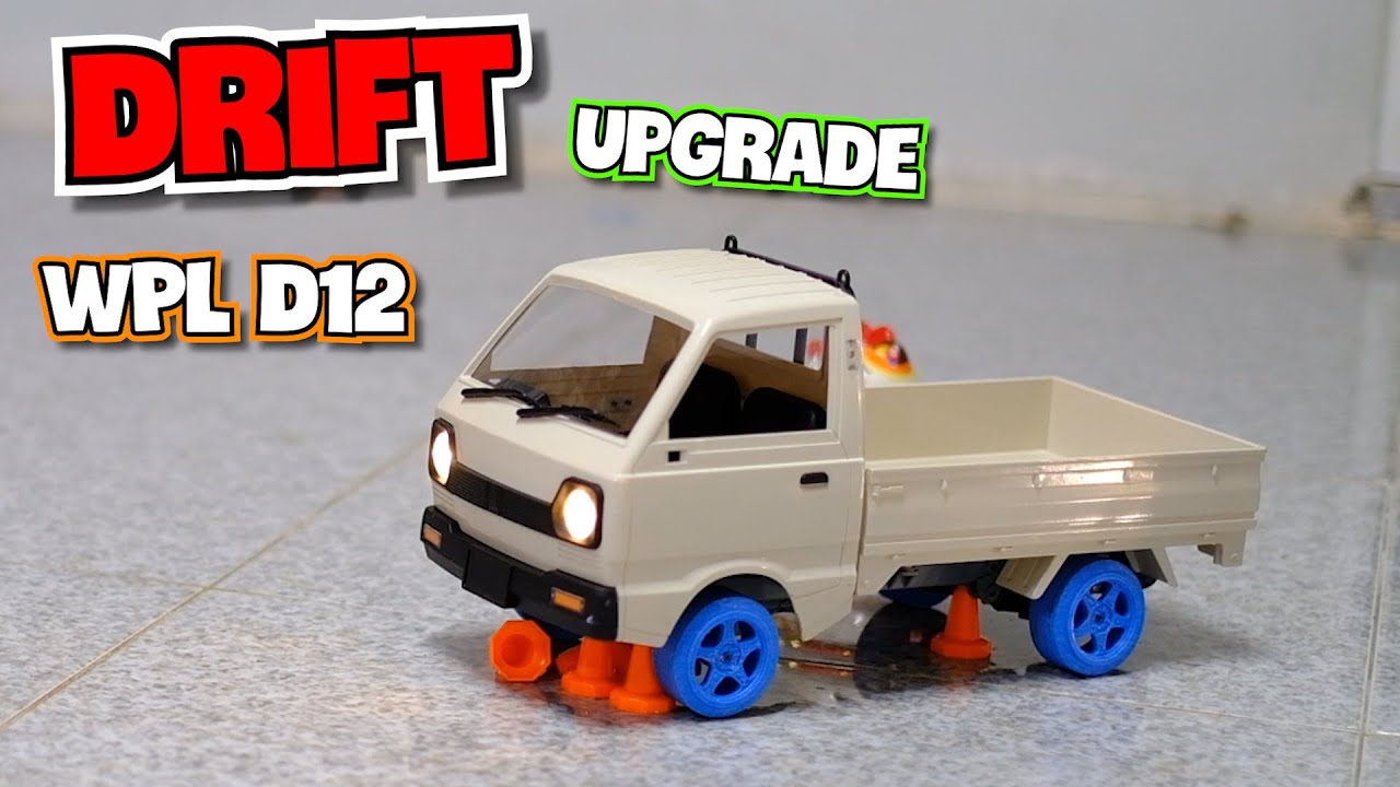 Độ Lốp Drift Và Gyro Cho Xe Điều Khiển WPL D12 | Yêu Sáng Tạo