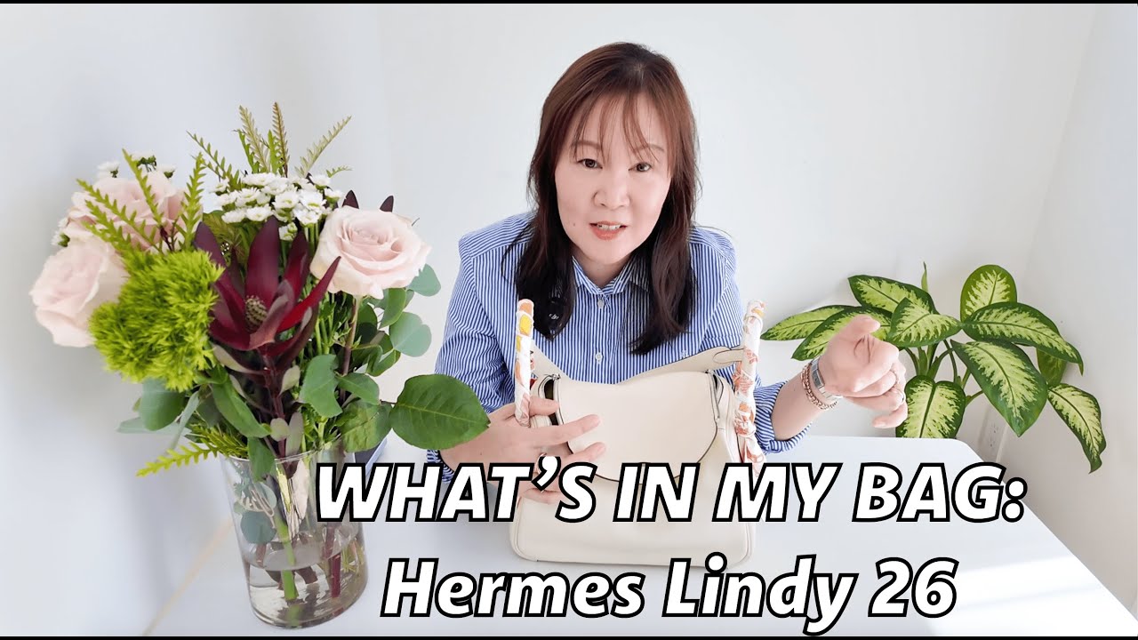 WHAT'S IN MY BAG feat. Hermes Lindy 26 #WIMB #hermes #hermeslindy