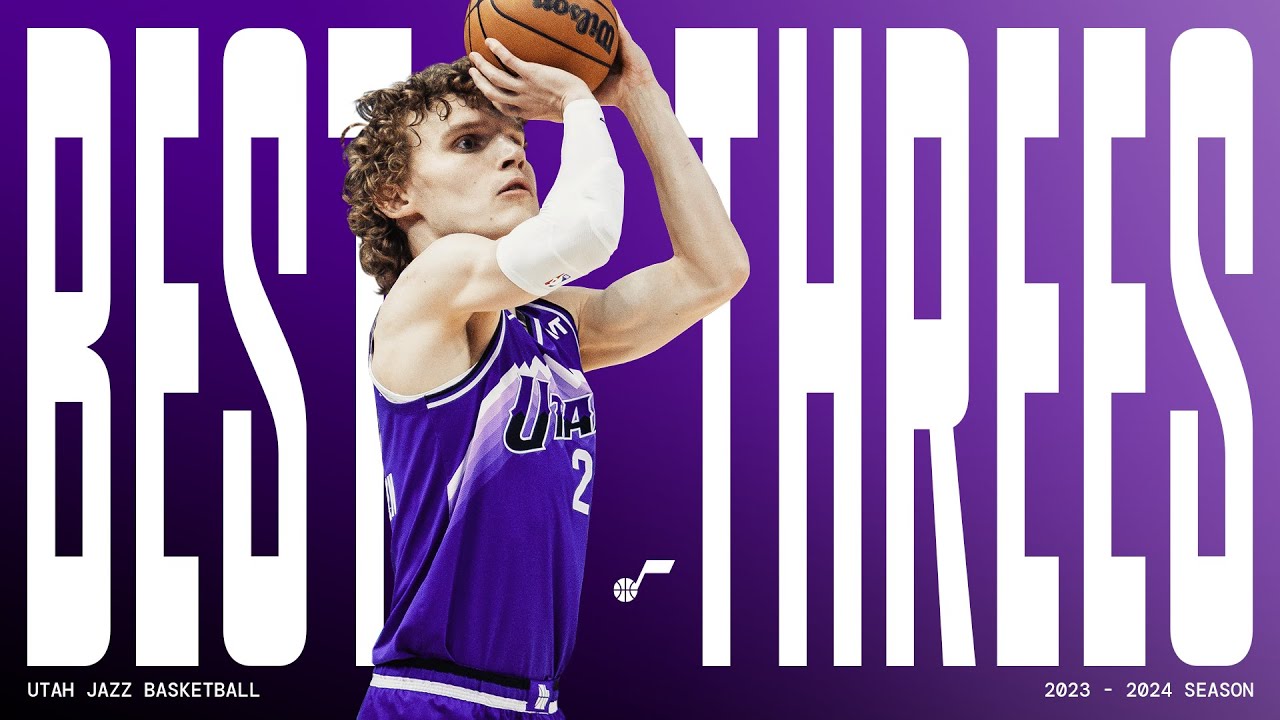 TOP threes of the 2023-24 season 🎯 | UTAH JAZZ