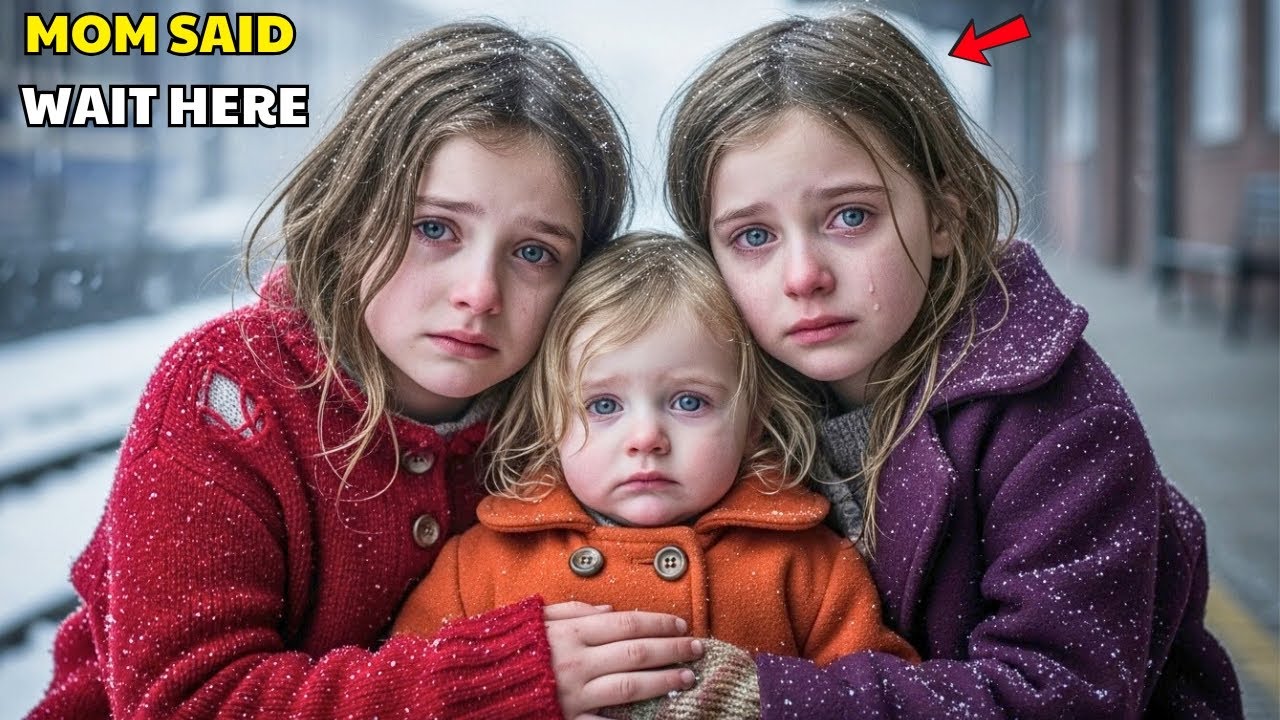 A BILLIONAIRE FOUND THREE POOR GIRLS HUDDLED AT A TRAIN STATION — HIS NEXT MOVE CHANGED EVERYTHING