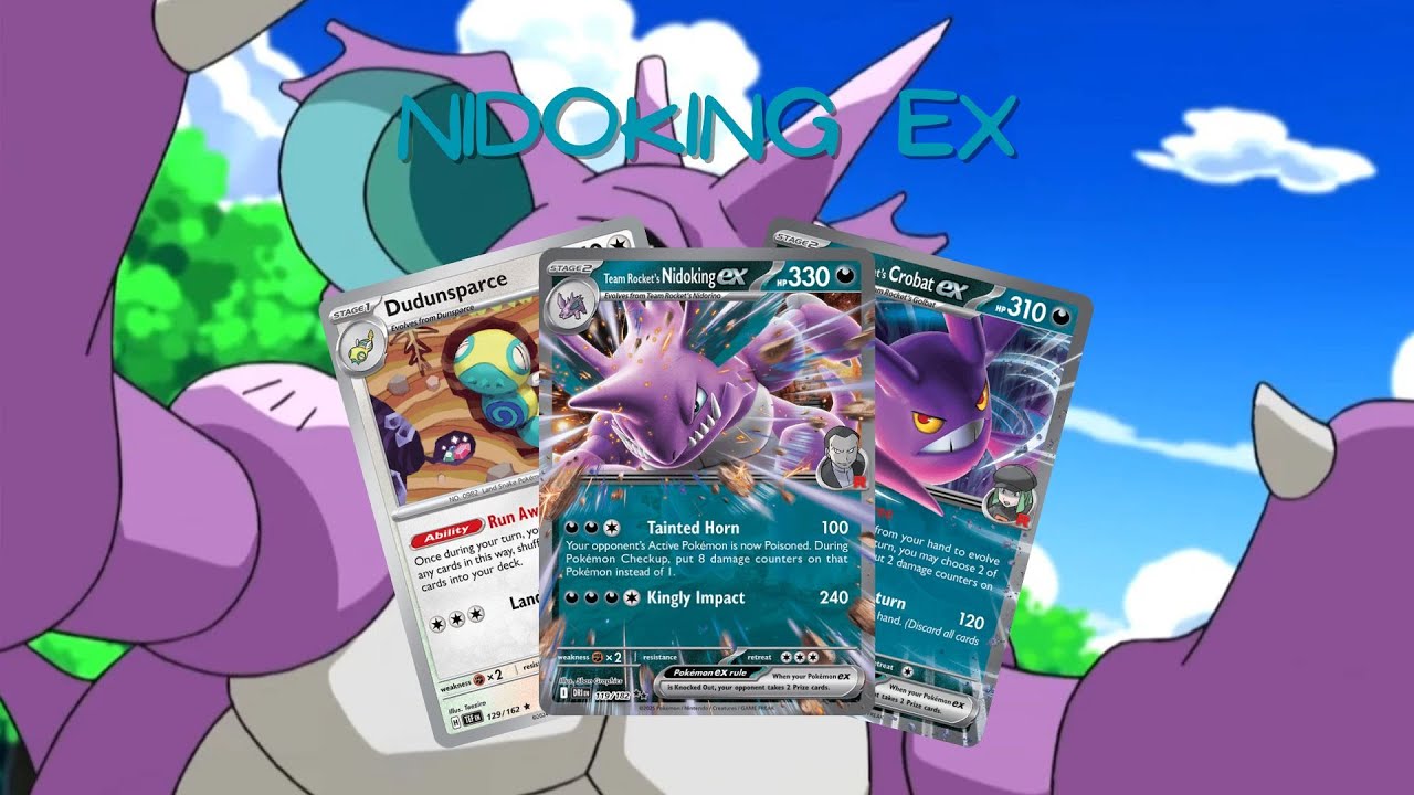 Team Rocket Nidoking EX | Pokemon TCG Live | Standard Gameplay | Destined Rivals