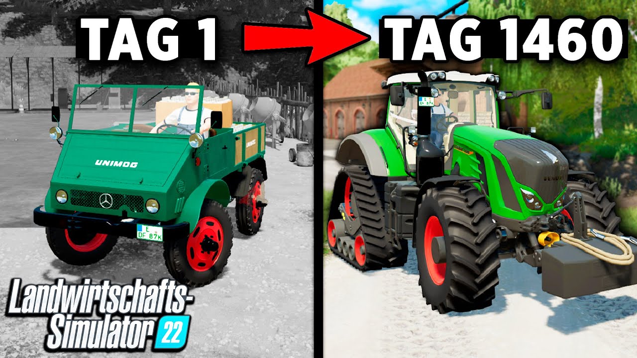 Ich habe 4 Jahre damit verbracht, einen Familienbauernhof aufzubauen! Landwirtschafts-Simulator 22