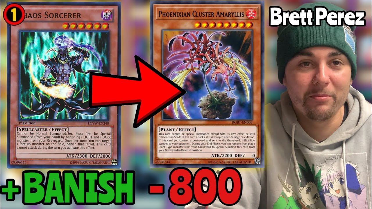 1st Place CHAOS AMARYLLIS BURN - Yu-Gi-Oh! Edison Format Playoffs winner (Brett Perez) #edisonformat