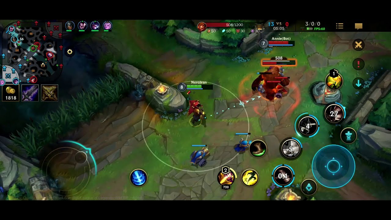 LoL Wild Rift Alpha Test First 25minutes Gameplay Experiance with One plus 7 Pro