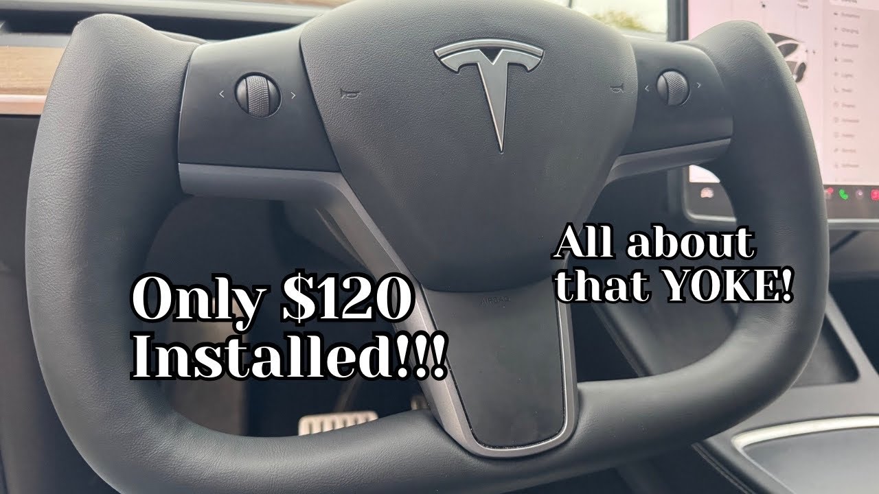 Как установить рулевое колесо Yoke для Tesla Model Y/3 | Пошаговая инструкция по установке рулево...