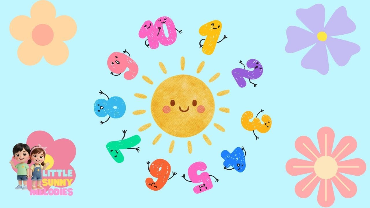 Preschool Learning Numbers 1-10 | Fun Counting Song for Kids & Toddlers