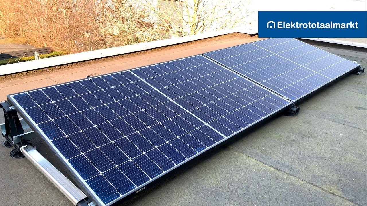 Zonnepanelen installeren - Glampère FlatFix Fusion | How-to met Elektrototaalmarkt.nl