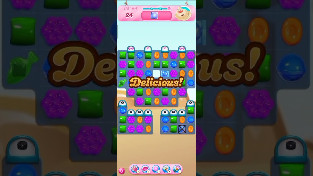 Candy crush level 114-119