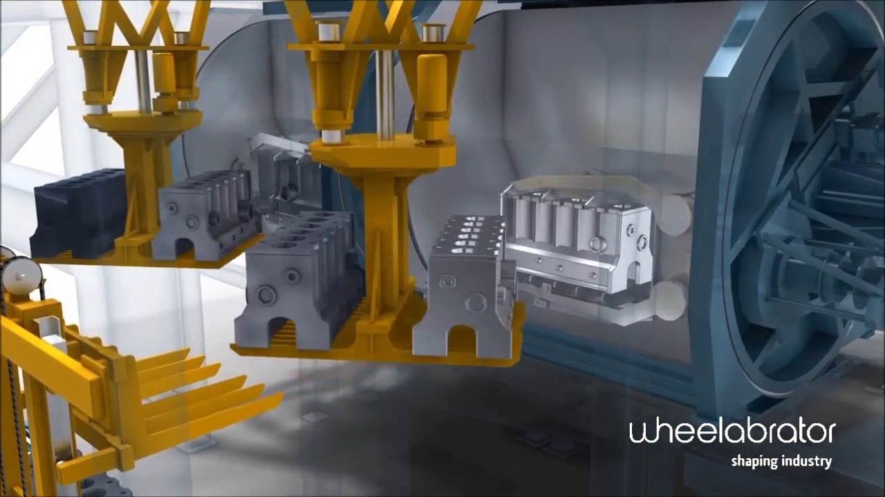 Wheelabrator DV4 1250 Manipulator Shot Blast System (Shorter Edit)