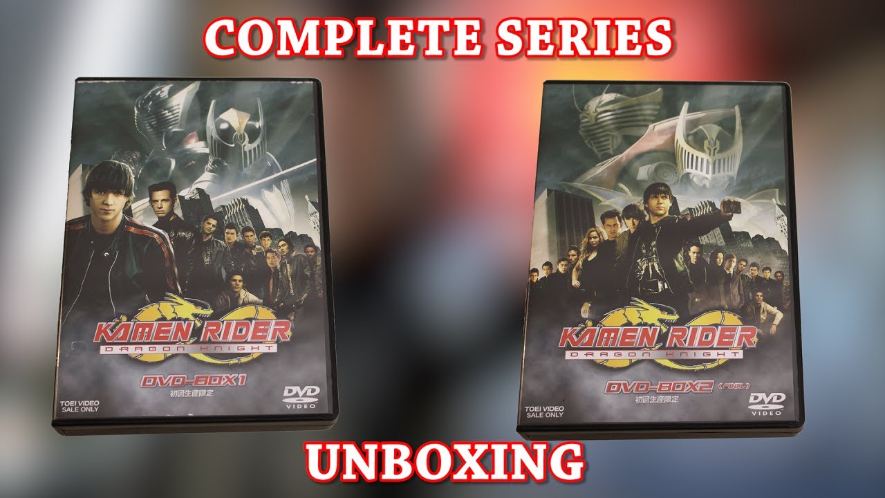 Kamen Rider Dragon Knight Complete Series DVD Unboxing