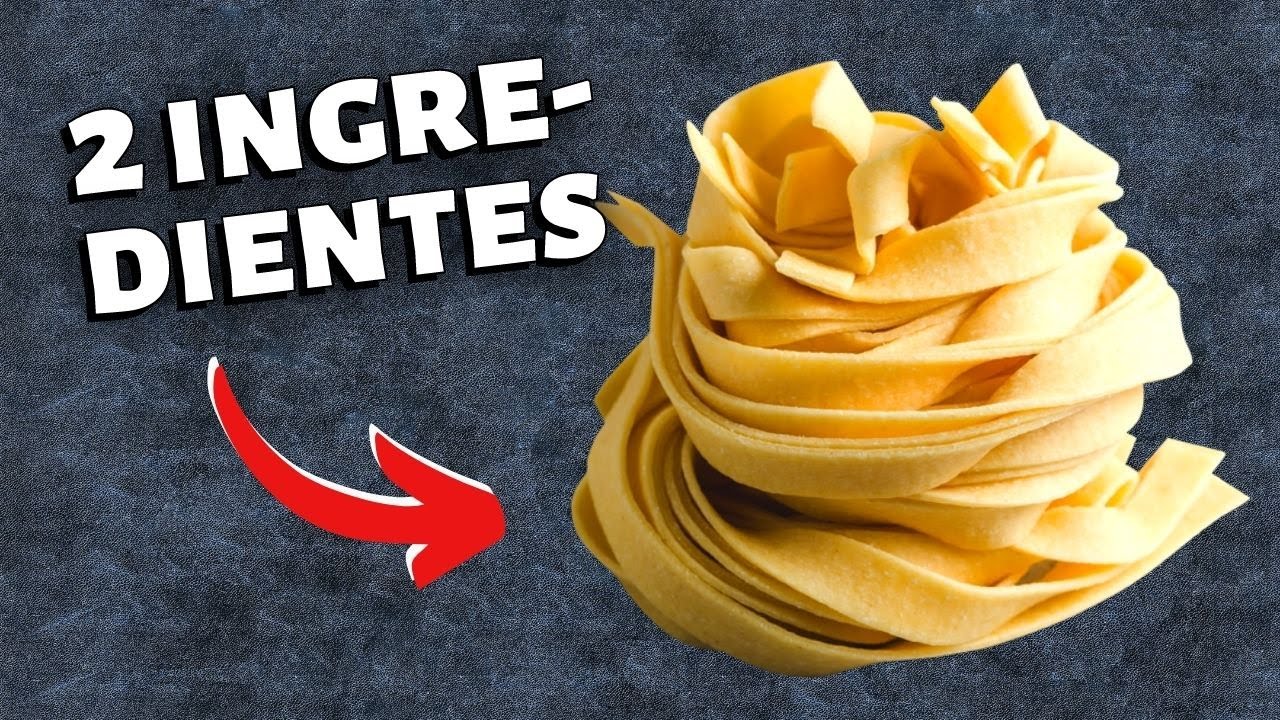 COMO FAZER MACARR&Atilde;O CASEIRO - Receita de massa fresca com apenas 2 ingredientes, muito f&aacute;cil.