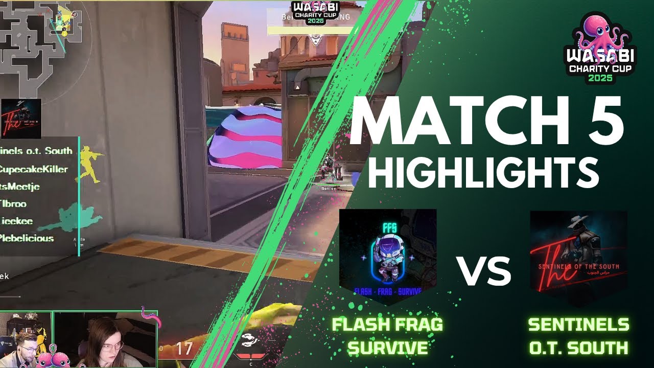 Flash, Frag, Survive vs Sentinels o.t. South 💚 WCC 2025 - Match 5 Highlights