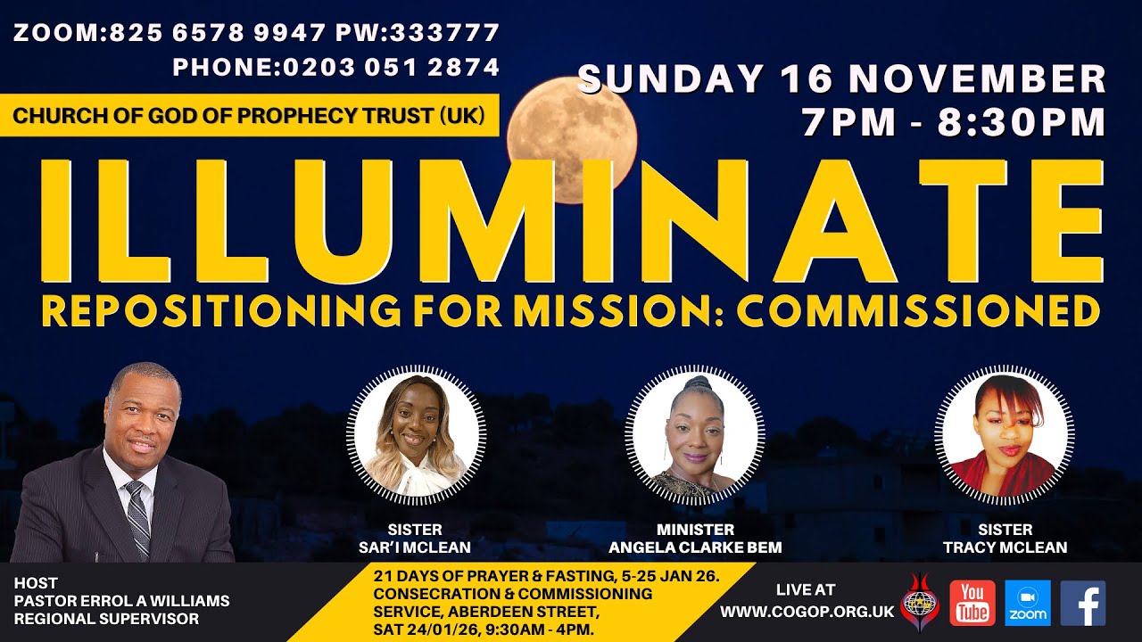 Illuminate Sunday Evening Service | Repositioning For Mission: Commissioned | 16 November 2025