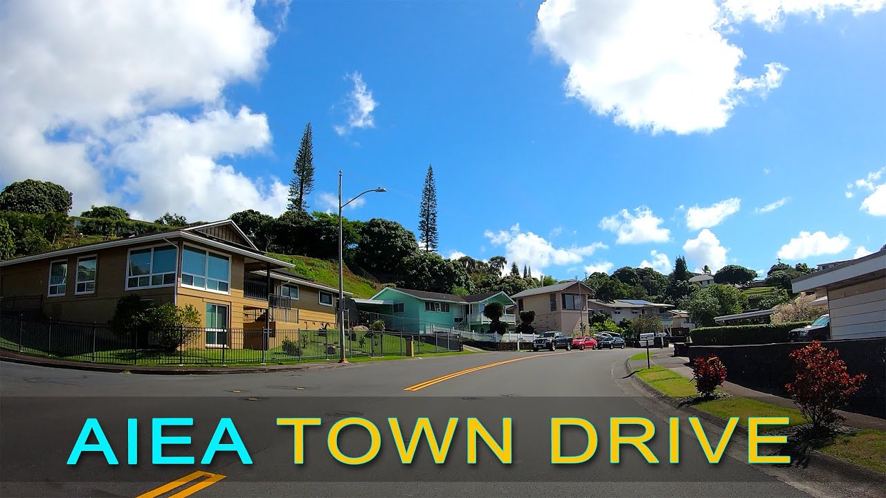 Aiea | Drive around Aiea Town | Honolulu, Oahu 🌈 Hawaii 4K Driving