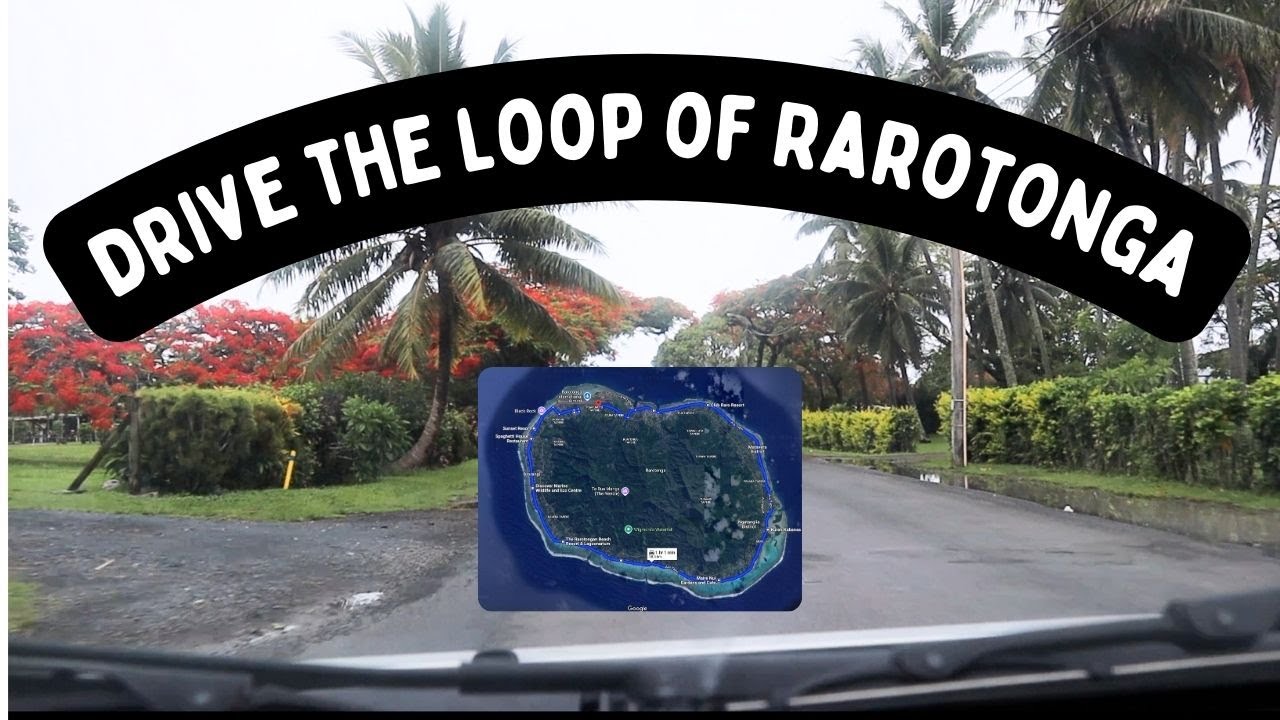 Full Loop of Rarotonga In Real time
