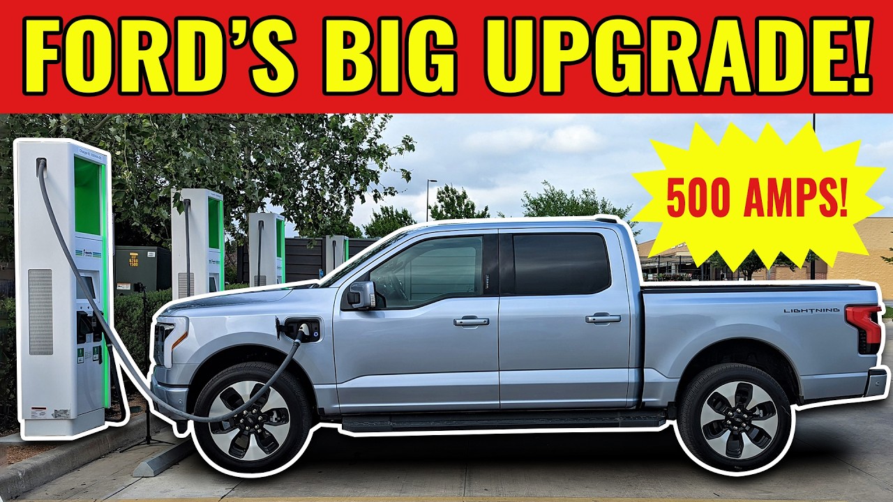 New Ford OTA Update Improves F-150 Lightning DC Fast Charging Times