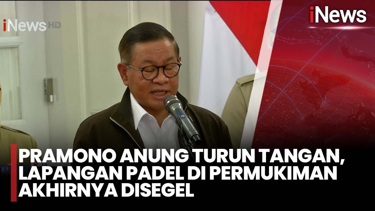 Pramono Anung Turun Tangan, Lapangan Padel di Permukiman Akhirnya Disegel | iNews Malam 26/2