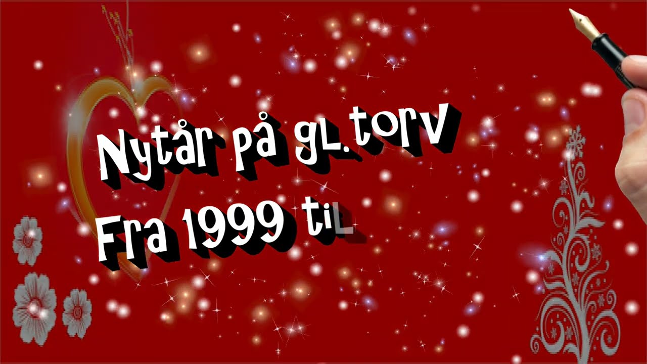 Nytår 1999-2024 på Gammeltorv & Budolfi Plads( Collage)