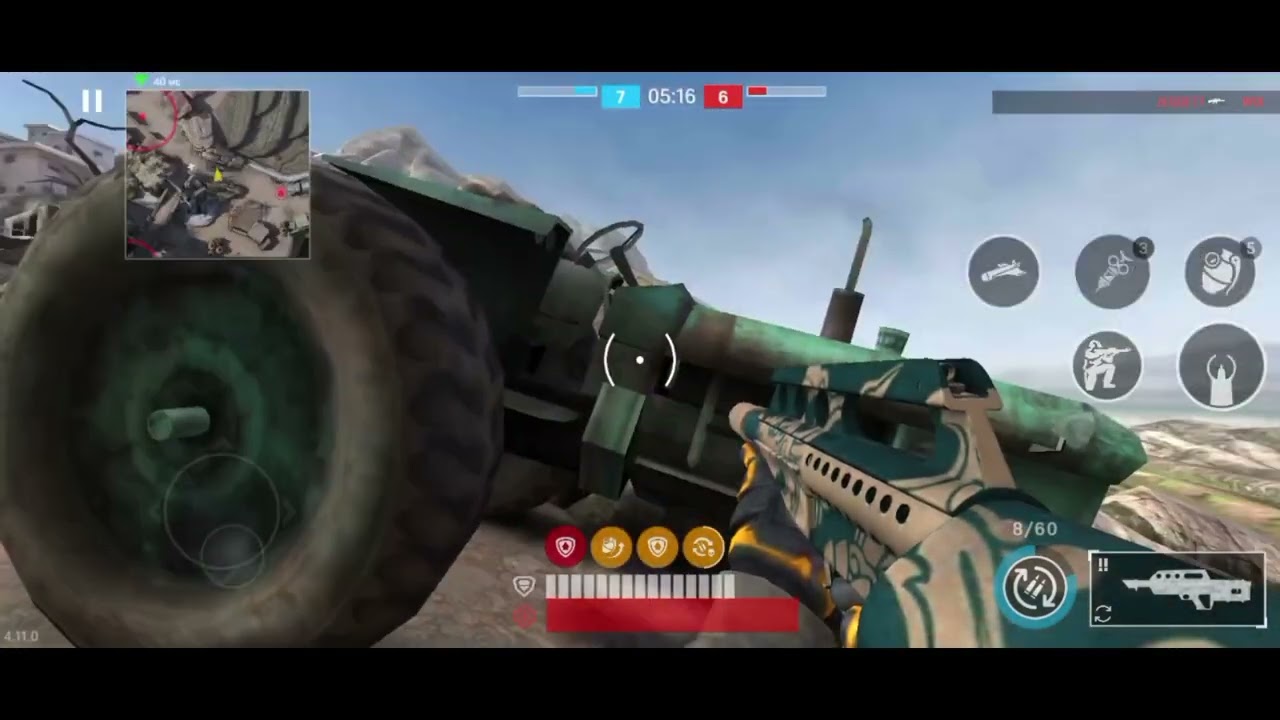 Геймплей игры Warface Go мясорубка на карте Афганистан