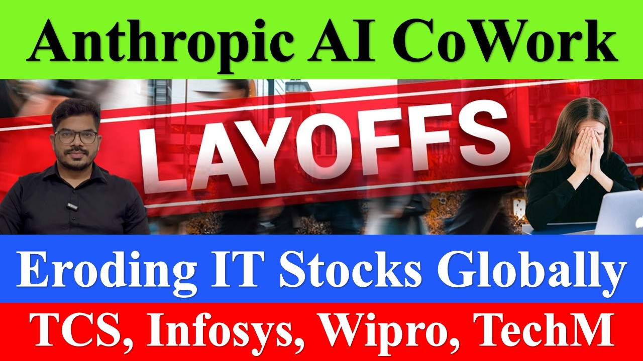 SaaSapocalypse: Layoffs because of Anthropic AI CoWork? IT Company Stocks Eroded?  #tcs #infosys