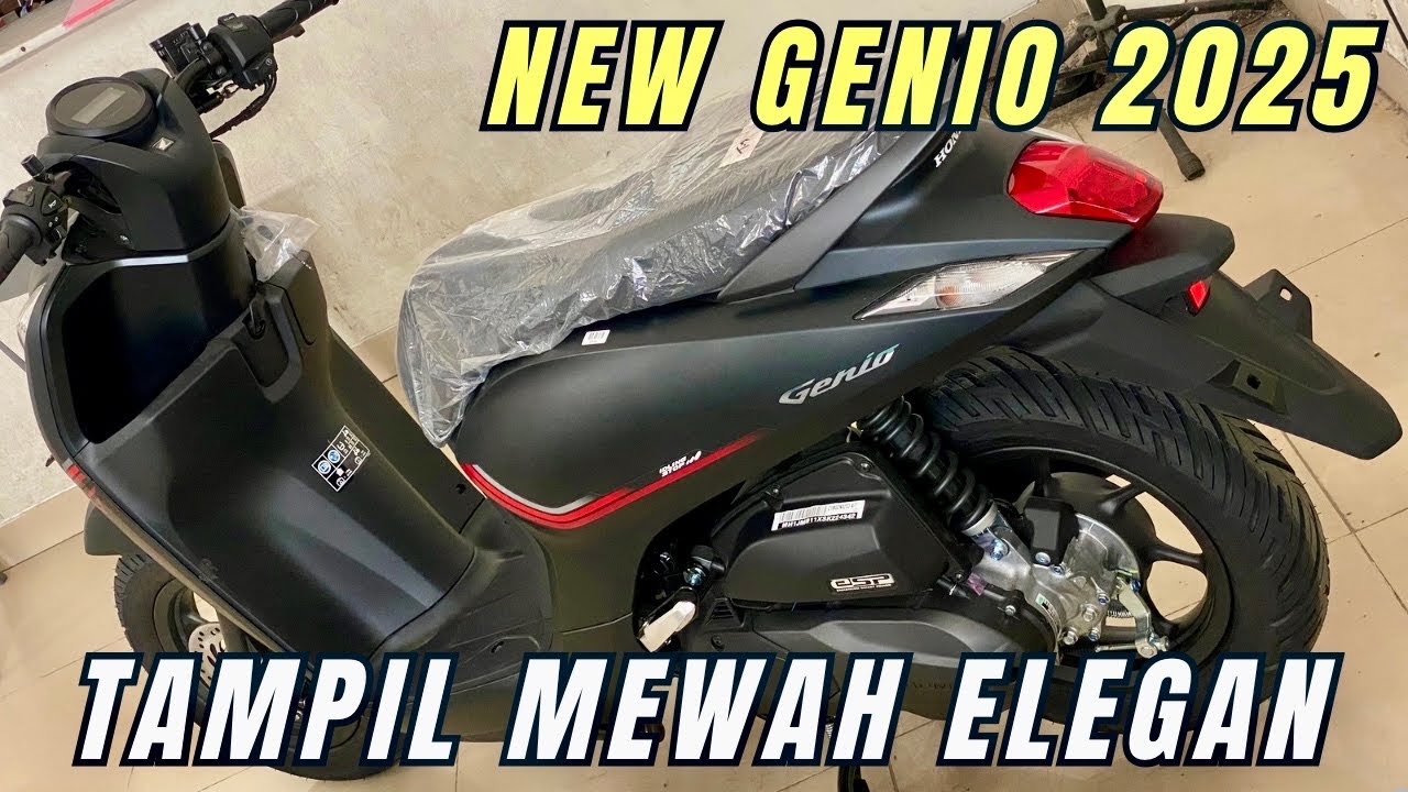 NEW HONDA GENIO 2025 MATTE BLACK MAKIN ELEGAN 🔥🔥