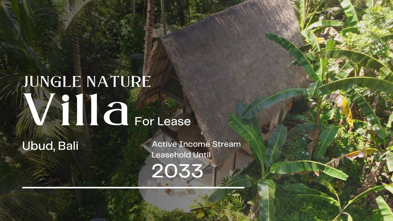 Your Dream Jungle Villa in Ubud: A Unique Log Cabin Retreat!