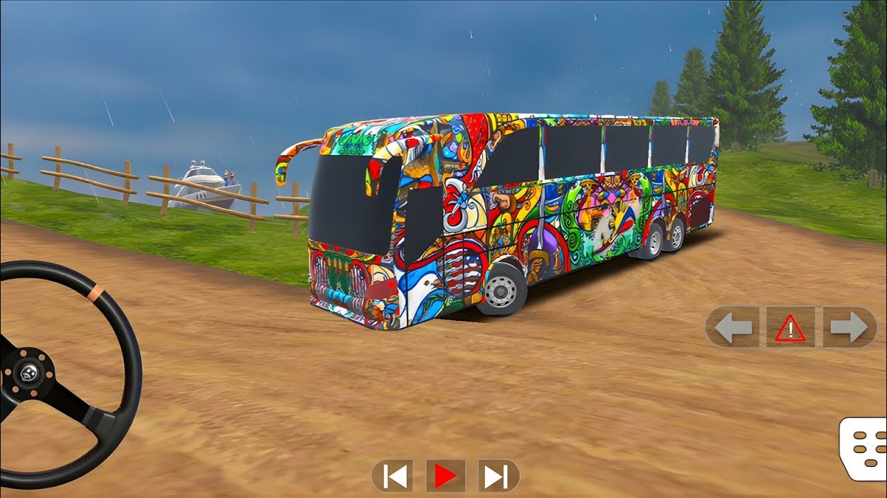 Coach Bus Simulator India Off Road Driving Bus Game Simulator GE GameEpic Gameplay Video Part 54