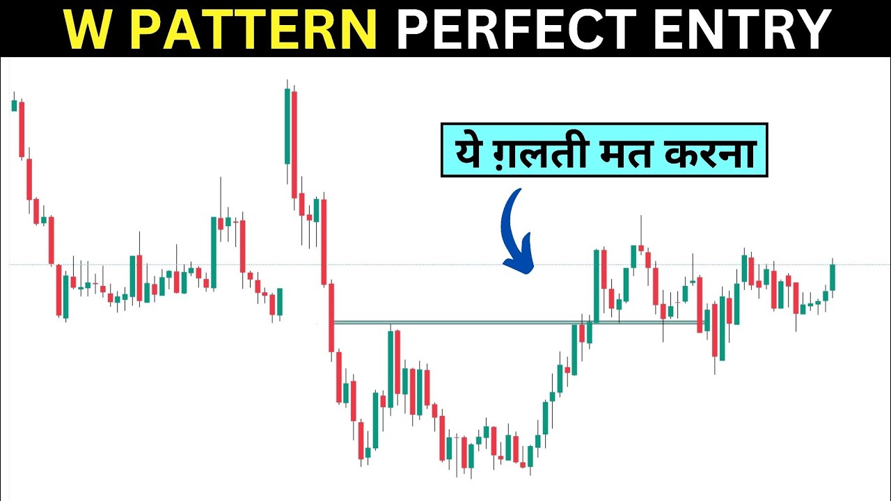 W Pattern Perfect Entry || Double Bottom Trading Strategy || Psychology Points