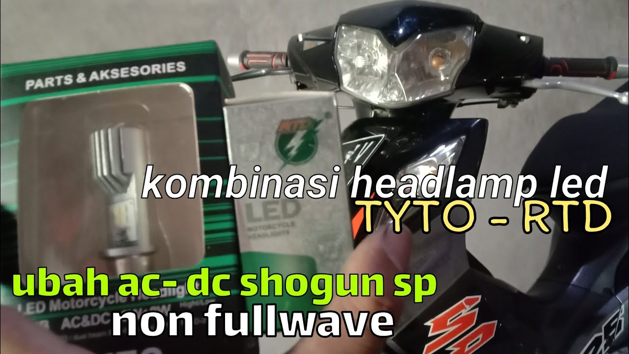 UBAH ARUS AC KE DC NON FULLWAVE SHOGUN 125  SP SMASH