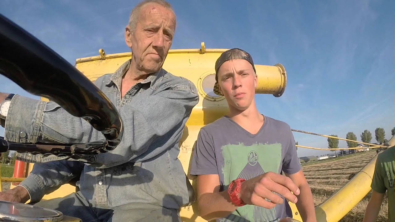 New Holland - Clayson 135 - Combinen met opa