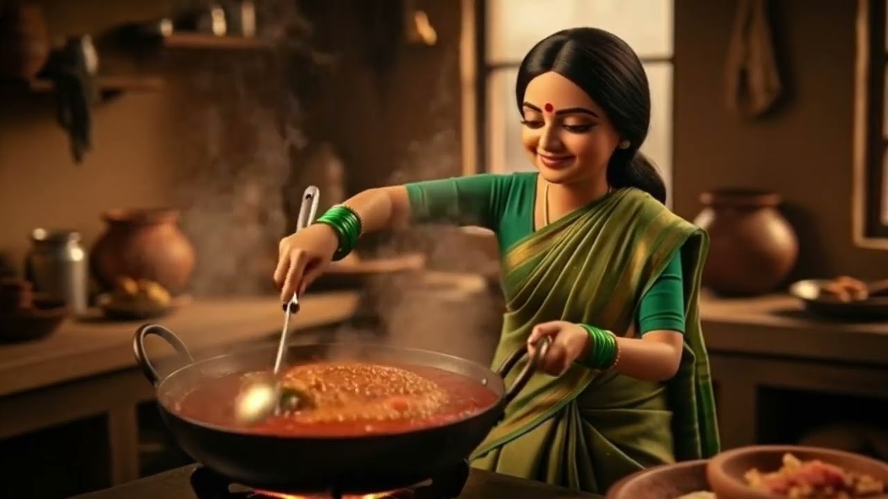 Miniature Doll Fish Tomato Curry & Roti Cooking ASMR | Indian Village Tiny Kitchen Story |Miniature 