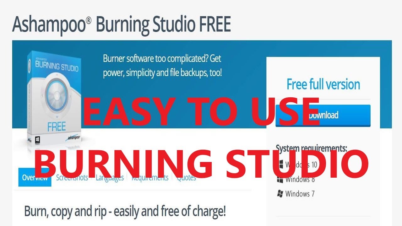 Ashampoo Burning Studio Free: Unlock Its Secrets!