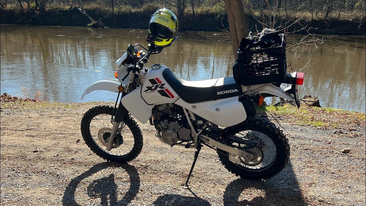 xr650l fall ride on dirt roads and single track