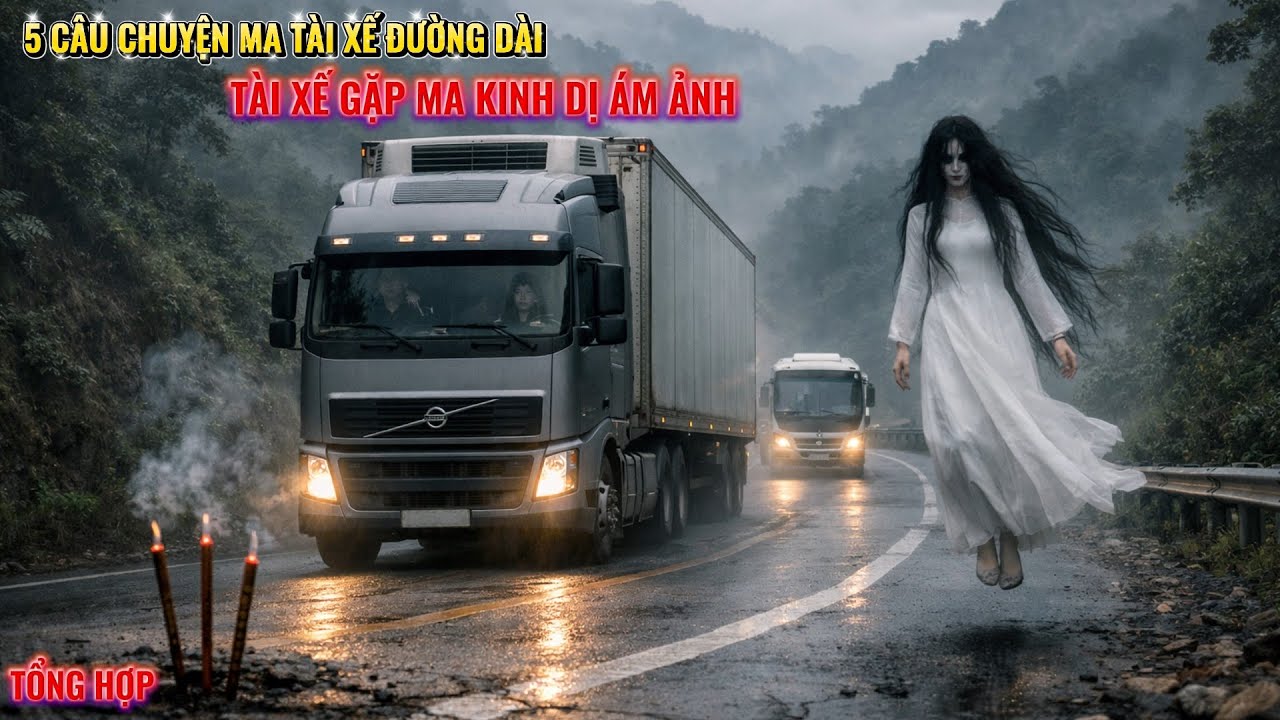 5 Câu Chuyện Ma Tài Xế Đường Dài - Tài Xế Gặp Ma Kinh Dị Ám Ảnh