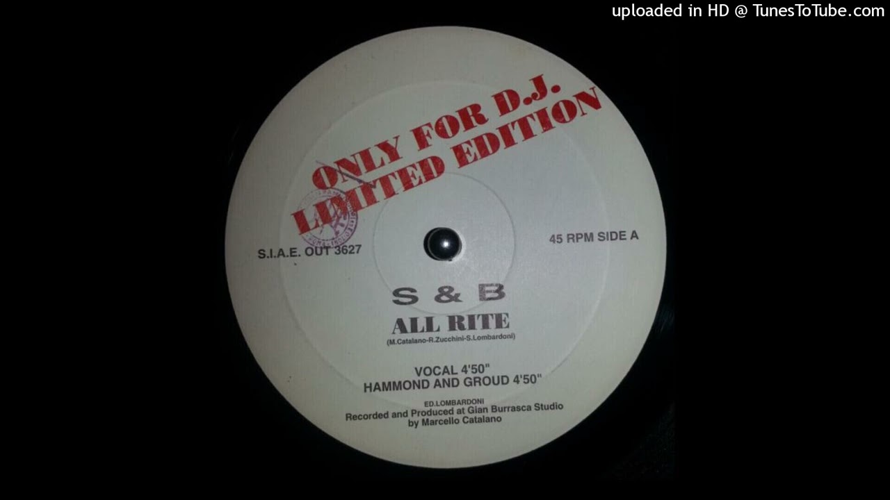S & B - All Rite (Hammond And Ground) (OUT 3627)